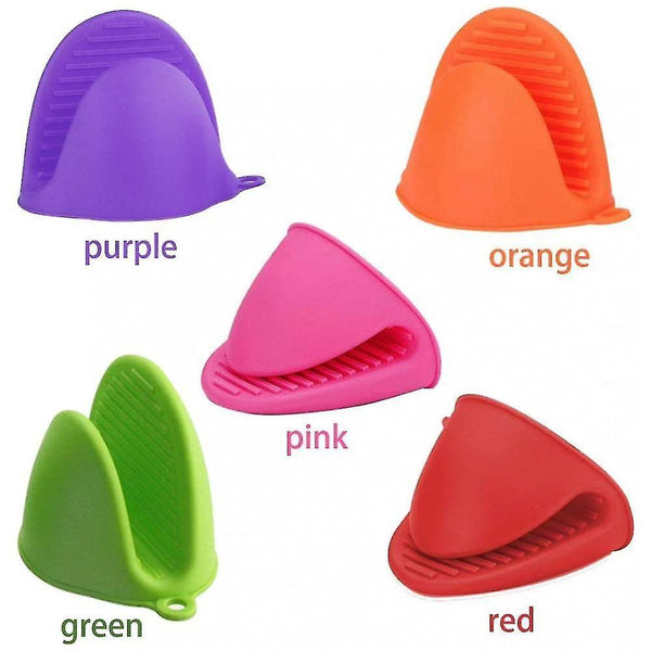 Oven Mitts Pot Holders Thermal Insulation Hand Clip Kitchen Accessories Handmade Anti-burning Silico