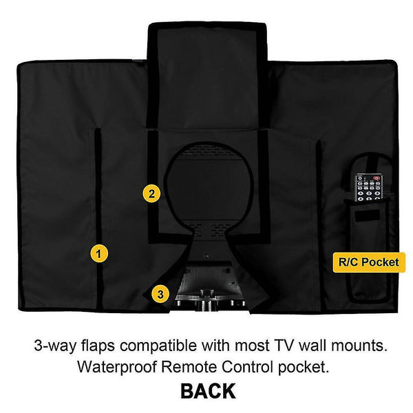 Outdoor Furniture Covers Outdoor TV Cover Display Dust Cover TV Waterproof Cover TV Cover 55-58 Inch