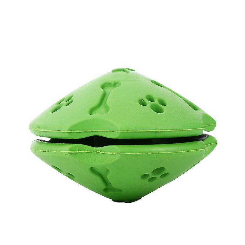 9x9cm Green Dog Toys Slow Feeder Food Puzzle Ball For Pet Dogs Puppy Food Dispensing And Playing Toy