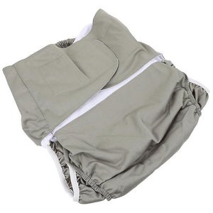 80x70x1.2cm Grey Diapers 1pc Adjustable Adults Diaper Sanitary Pants Leak-proof Menstrual Pants