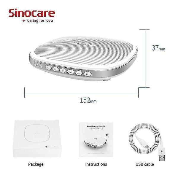 Snoring sleep apnea aids sinocare white noise machine natural sound portable soothing parents baby sleeping smart home timing