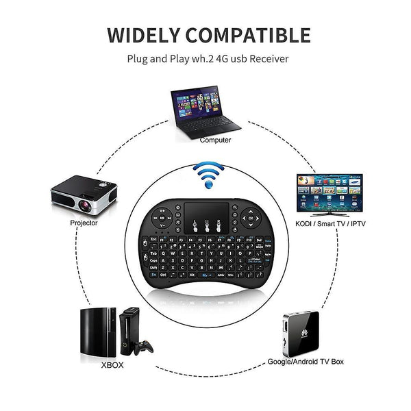 Remote controls i8 air mouse 2.4Ghz mini keyboard wireless touchpad