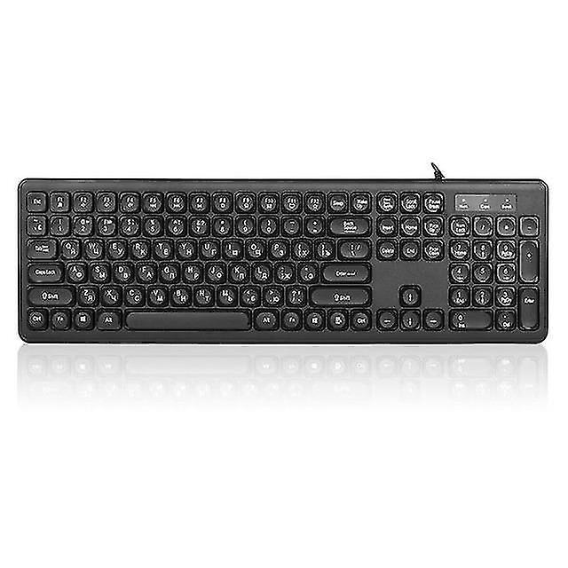 Remote controls wired russian keyboard support multimedia computer keyboard 108 keys for pc laptop ergonomic