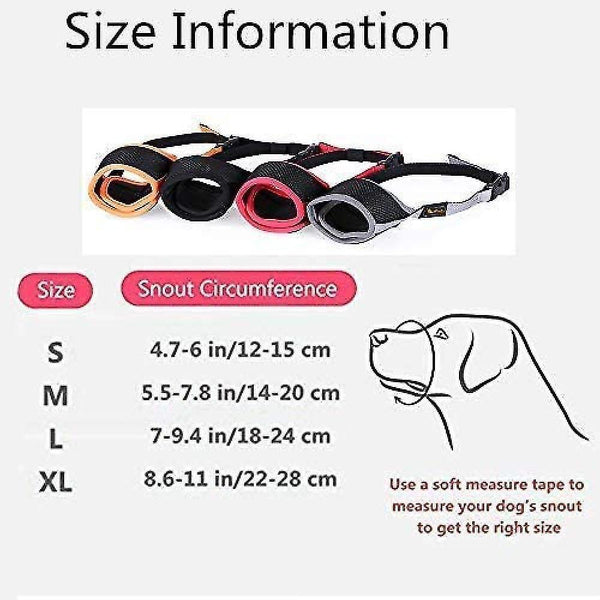 Pet muzzles muzzle for dogs muzzle adjustable nylon for dogs  adjustable e breathable museriere  small middle