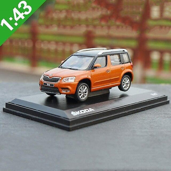 Toy cars 1:43 skoda yeti city edition alloy model simulation collection christmas gift die cast metal car model