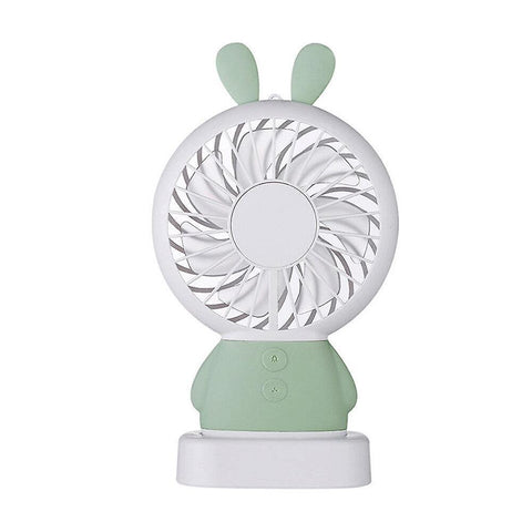 Wall mount fans cute rabbit lantern mini electric fan exquisite mini portable fan handheld office air cooling fan