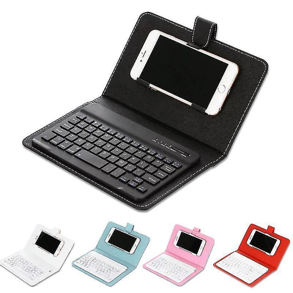 Remote controls portable pu leather keyboard cover case phone wireless bluetooth keyboard for phone android pad