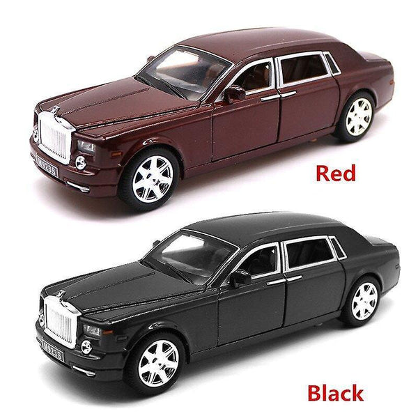 Toy cars 1:24 rolls royce phantom cohes alloy toys red