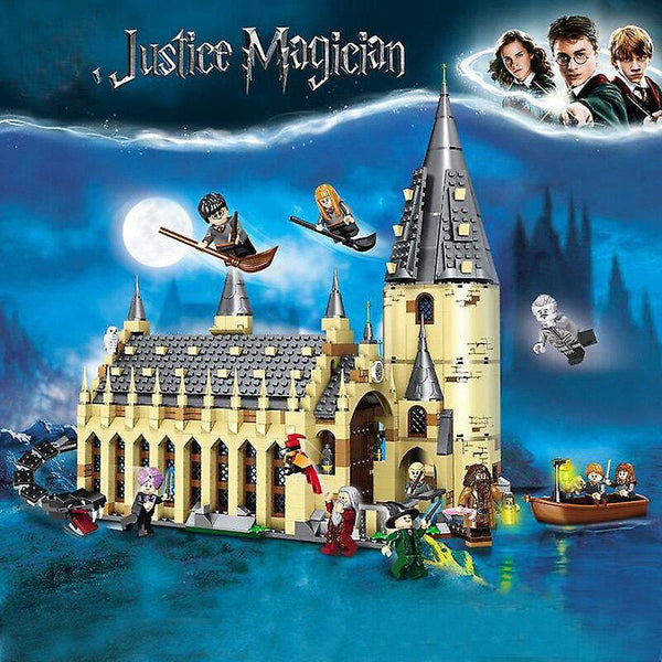 Wooden Blocks 926Pcs Harry Potter Hogwarts Castle Series Wizard Building Blocks Toys