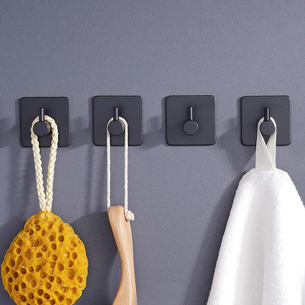 Self-adhesive Towel Hooks Without Drilling Stainless Towel Holder Utility Hooks