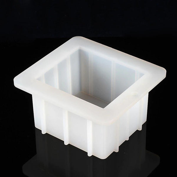 Cake pans molds silicone square soap mold white bake mould