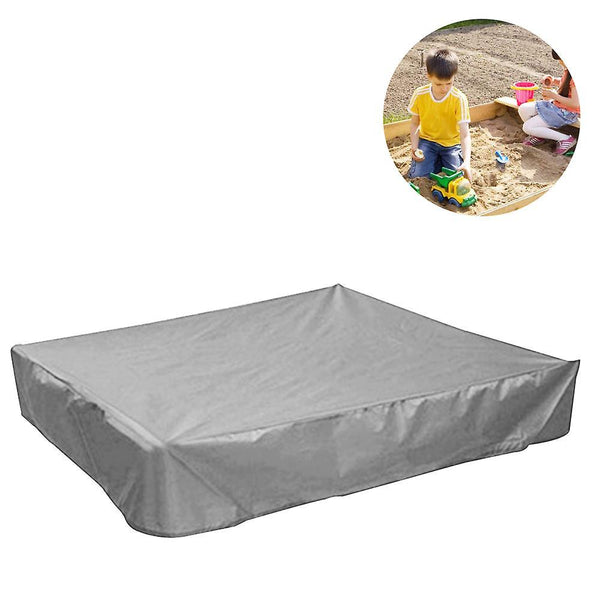 120x120x20cm Grey Waterproof Sandpit Cover Tarpaulin Sandpit Cover Toy Sandpit Cover Outdoor Furniture Covers