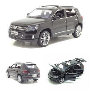 Toy cars 1:32 tiguan car model alloy car die cast toy car model pull back children's toy christmas gifts collectibles