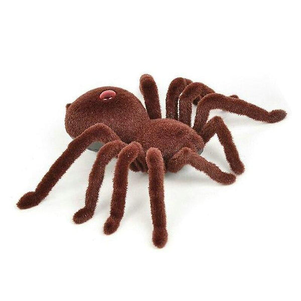 Robotic Toys Simulation Remote Control Spider Realistic RC Araneid Shine Eyes Tricky Scary Toy|RC An