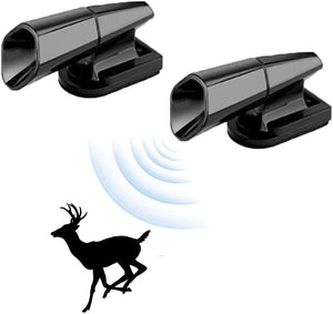 2 Deer Whistle Wildlife Warning Devices Sport & Safety Whistles