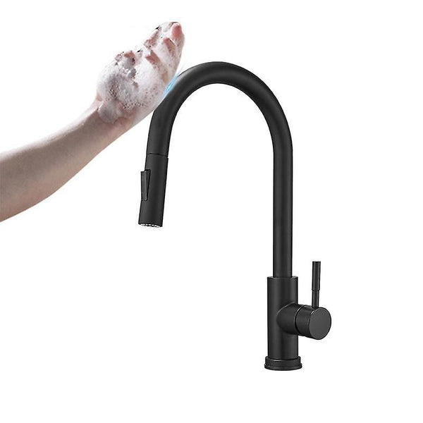 Stainless Steel Pull Out Touch Sensor Kitchen Faucet