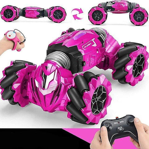 Toy Cars 2.4 GHZ RC Car Radio Gesture Induction Music Light Twist High Speed Stunt Remote Control Of