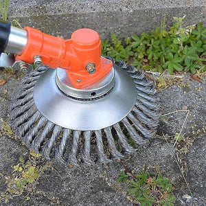 new steel wire trimmer head rounded edge weed trimmer head grass brush