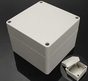 new b 120x120x90 waterproof plastic enclosure box electronic project instrument case sm35809