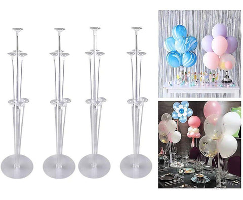 4 Pieces Party Balloon Stand Kit / Party Balloon Kit Party Decoration Accessories Balloon Anniversary For Birthday Wedding And Graduation Party Balloon Kits