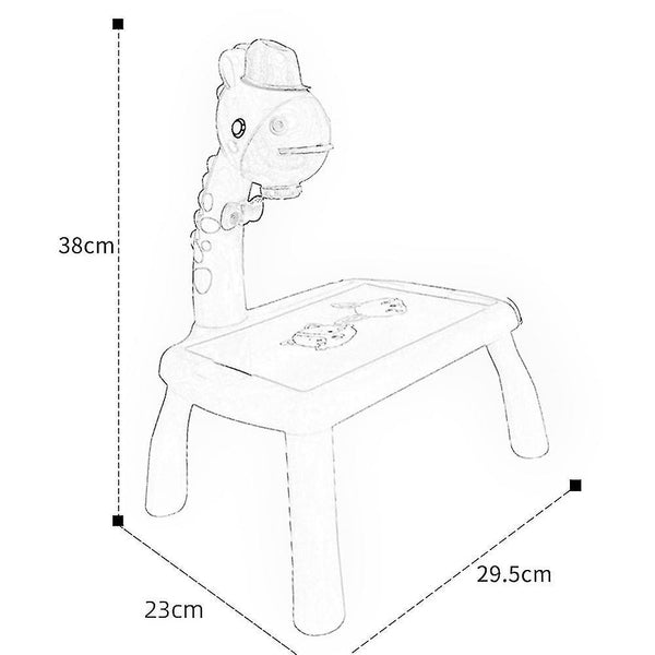 Toy Drawing Tablets Homemiyn Drawing Projection Table Toy For Kids projector Drawing Board Tracing D