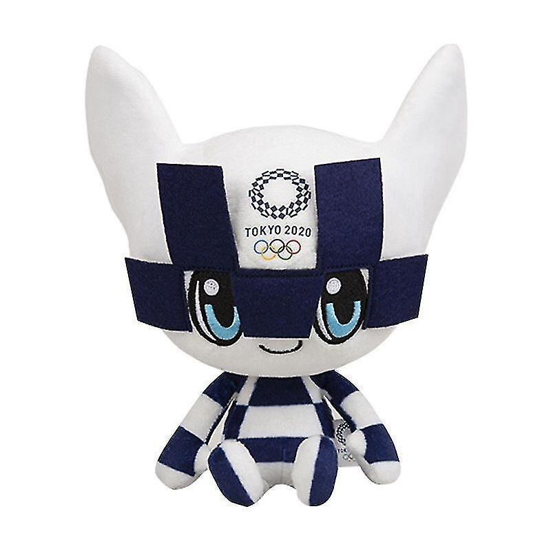 Stuffed animals 25cm/9.84In tokyo olympic games mascot plush toy souvenir christmas gift