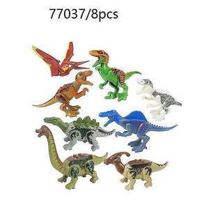 set1-8pcs 8x jurassic world park dinosaur building blocks figure toy