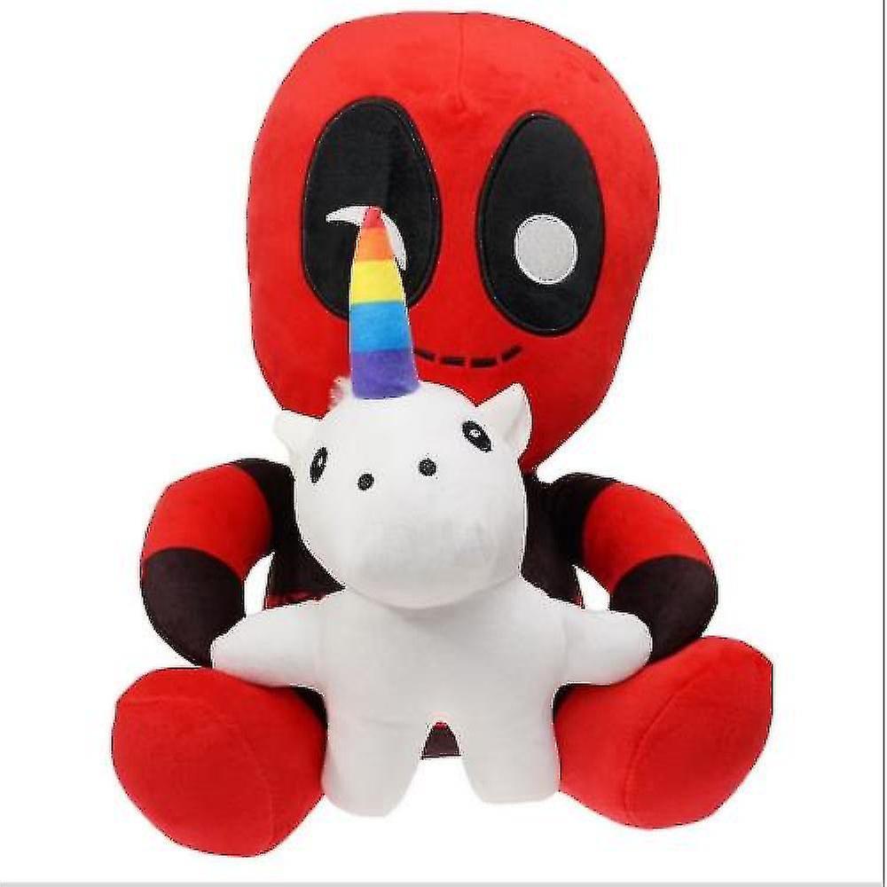 Stuffed animals deadpool riding unicorn soft plush toy doll 5.5" Christmas gift 1pcs