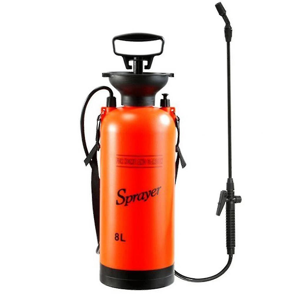 Sprinkler controls homemiyn pressure spray pot for watering disinfection 18x18x54cm 8l orange