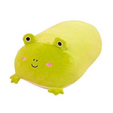 Pillows super soft and high-grade elastic cotton filled frog-shaped pillow 28cm green