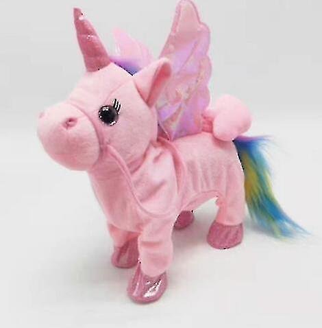 Action toy figures unicorn to sing running moving stuffed toys