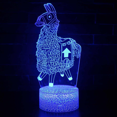 删除Christmas gift kids 3D Lamp 7 color Change Touch Light USB Remote Control Art Deco Make Fortnite YZ15