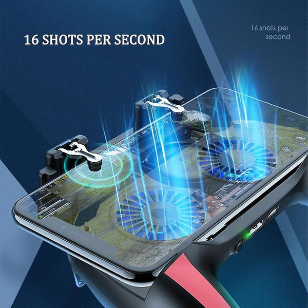 Portable game console accessories pubg mobile controller with double fan cooling phone game pad free fire with 5000mah power bank