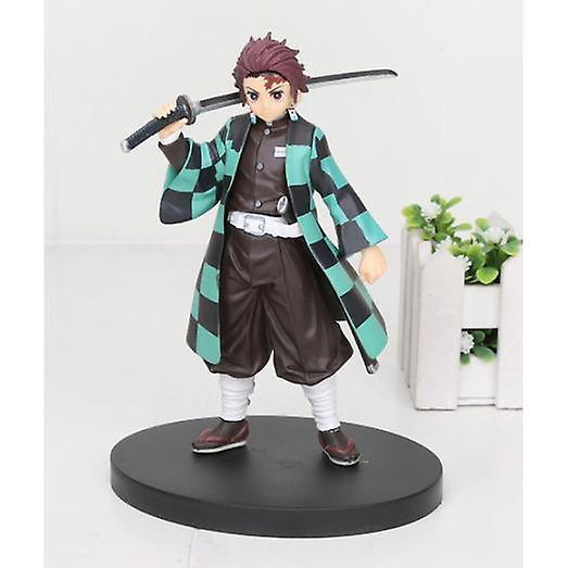 Action Toy Figures Wokex Anime 16CM Demon Slayer Kimetsu no Yaiba figure Kamado Tanjirou Action Figu