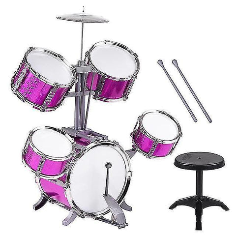 Drum kits kinderen kids jazz drum set kit musical instrument educatief speelgoed 5 drums and one symbal design