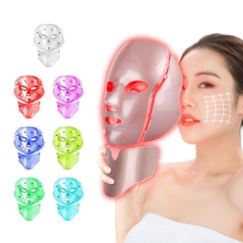 Anti-Aging Skin Care Kits Photon Skin Rejuvenation 7 Color Treatment Anti Aging Removal Wrinkle Faci