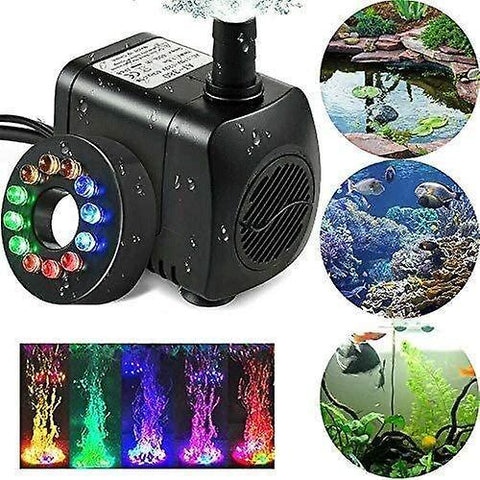 Pool  fountain pond pumps led light electric submersible fountain water pump pond pool garden