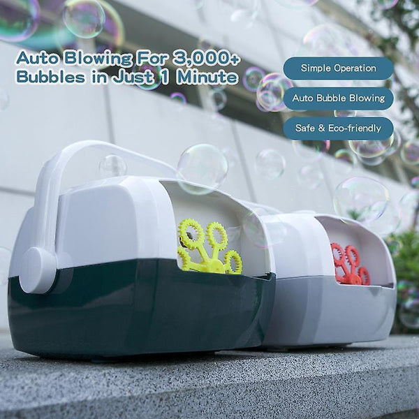 Bubble Blowing Toys Suitcase Automatic Bubble Machine Blower Party Wedding Stage One Click Bubble Wh