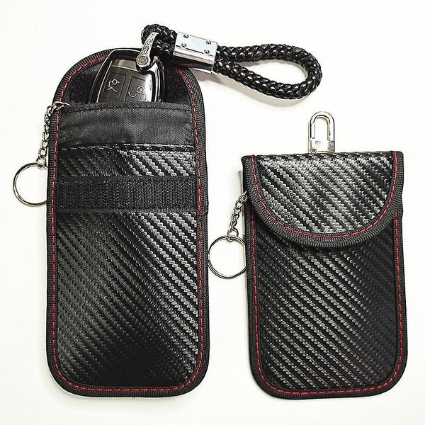 2 Pcs Mini Keyless Go Protection Car Keys Shielding Key Pouch Key Blanks