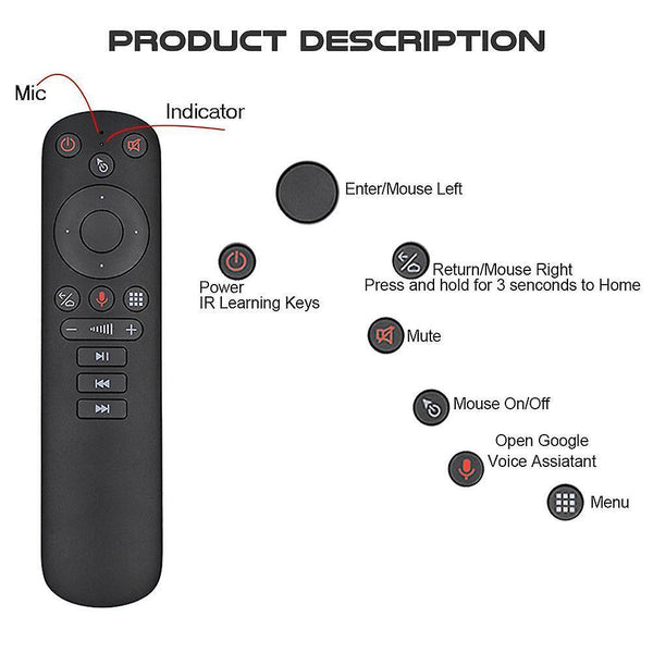 Remote controls g50s google voice air remote mouse gyroscope smart