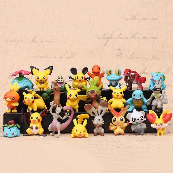 删除Christmas gift kids 24pcs/set 4 5cm Pikachu Anime For Kids Cartoon Pokemon Action Figure Toys Model