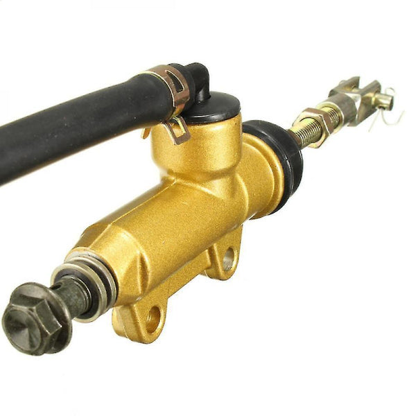 Motor vehicle braking motorcycle sport dirt bike pit qua atv rear foot brake hydraulic master cylinder