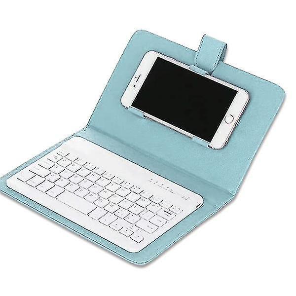 Remote controls portable pu leather keyboard cover case phone wireless bluetooth keyboard for phone android pad