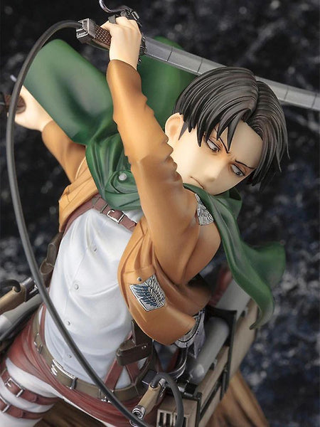 Action Toy Figures Attack on Titan Artfx J Levi Re al Package Ver. PVC Action Figure