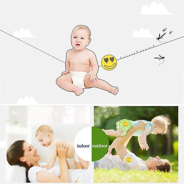 Smiley Mosquito Repellent Insect Repellent Stickers Natural Anti Mosquito Tablets For Children Pregnant Women And The Elder Mosquito Nets & Insect Screens