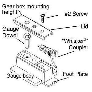 Toy Train Accessories Insulated Coupler Height Gauge includes 148 158 - 206 - free post