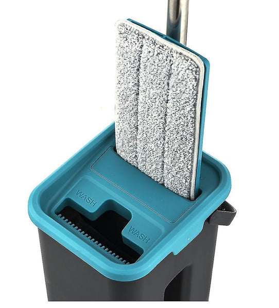 Mops scandinavian style magic cleaning microfiber mop and bucket