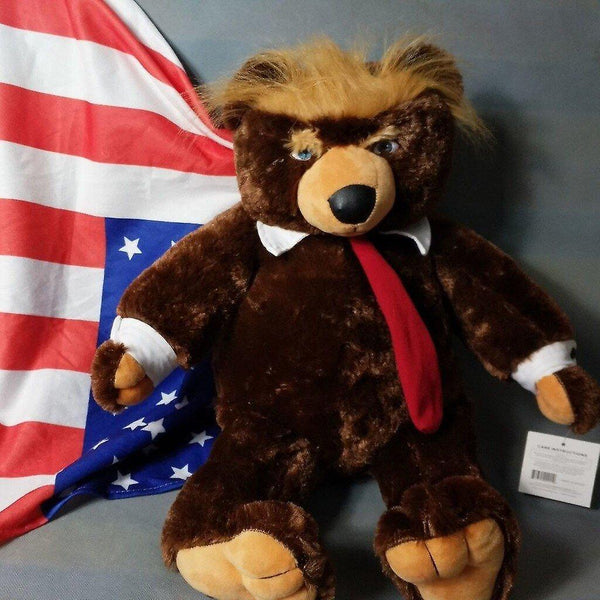 Stuffed Animals Donald Trump Bear Plush Toys USA President Bear