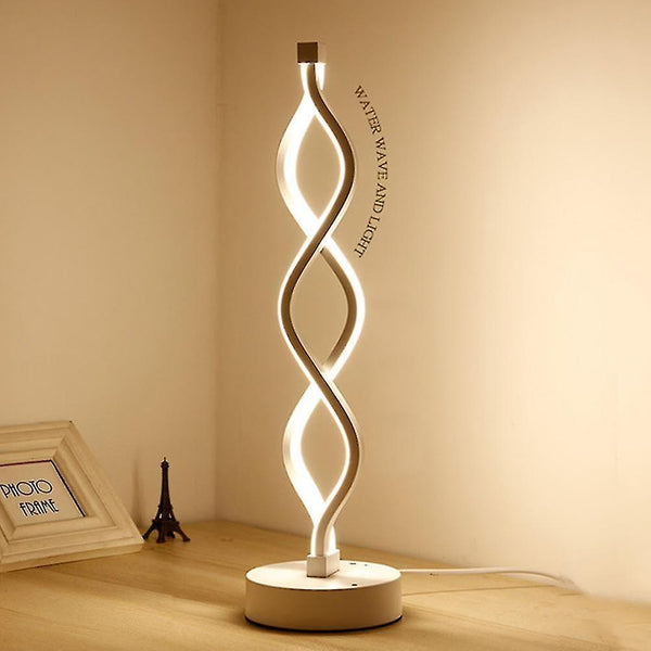 Led light bulbs bedroom beside lamp home decor desk lamps spiral curved bedside lamps creative home decor desk lamp