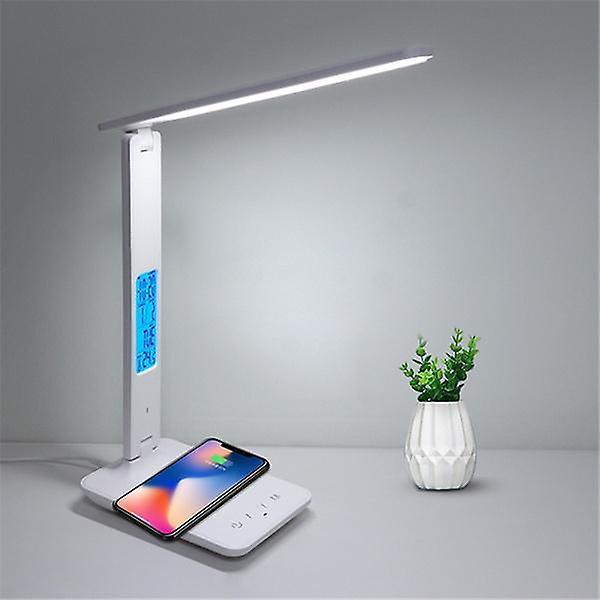 Night Lights Ambient Lighting LED Desk Lamp with Wireless Charger